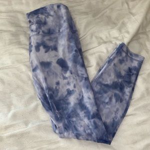 Purple Tye Dye Lululemon Align Leggings